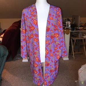 Purple, Ref, and Orange Kimono